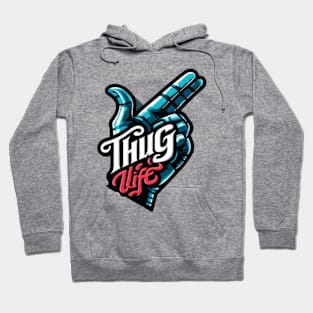 Finger Flex Living' the Thug Life Hoodie